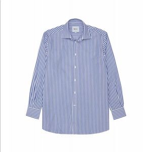 With Nothing Underneath Stripe Shirt - New in Box